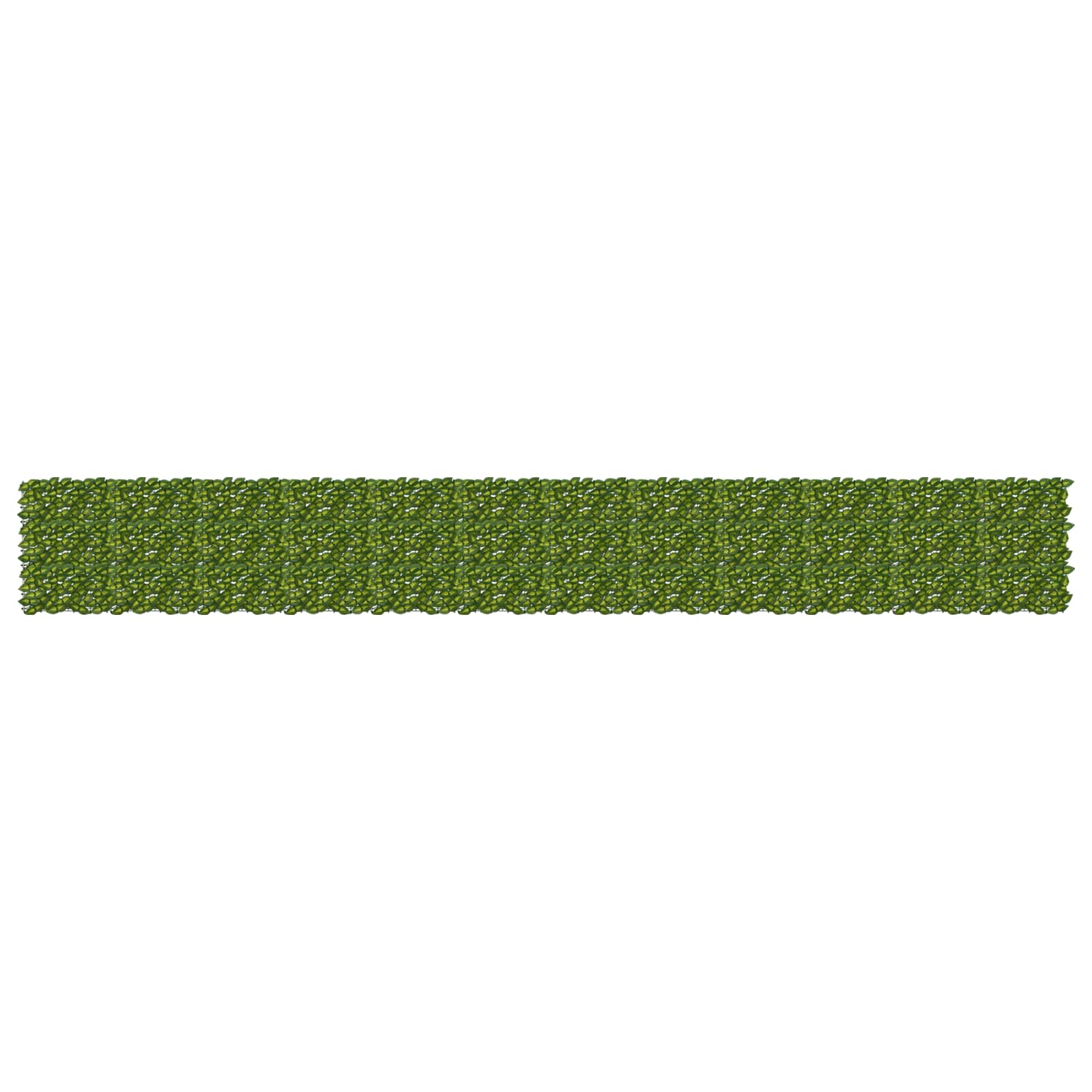 Altanscreen med blade - grøn/gul 600 × 75 cm privatlivsskærm