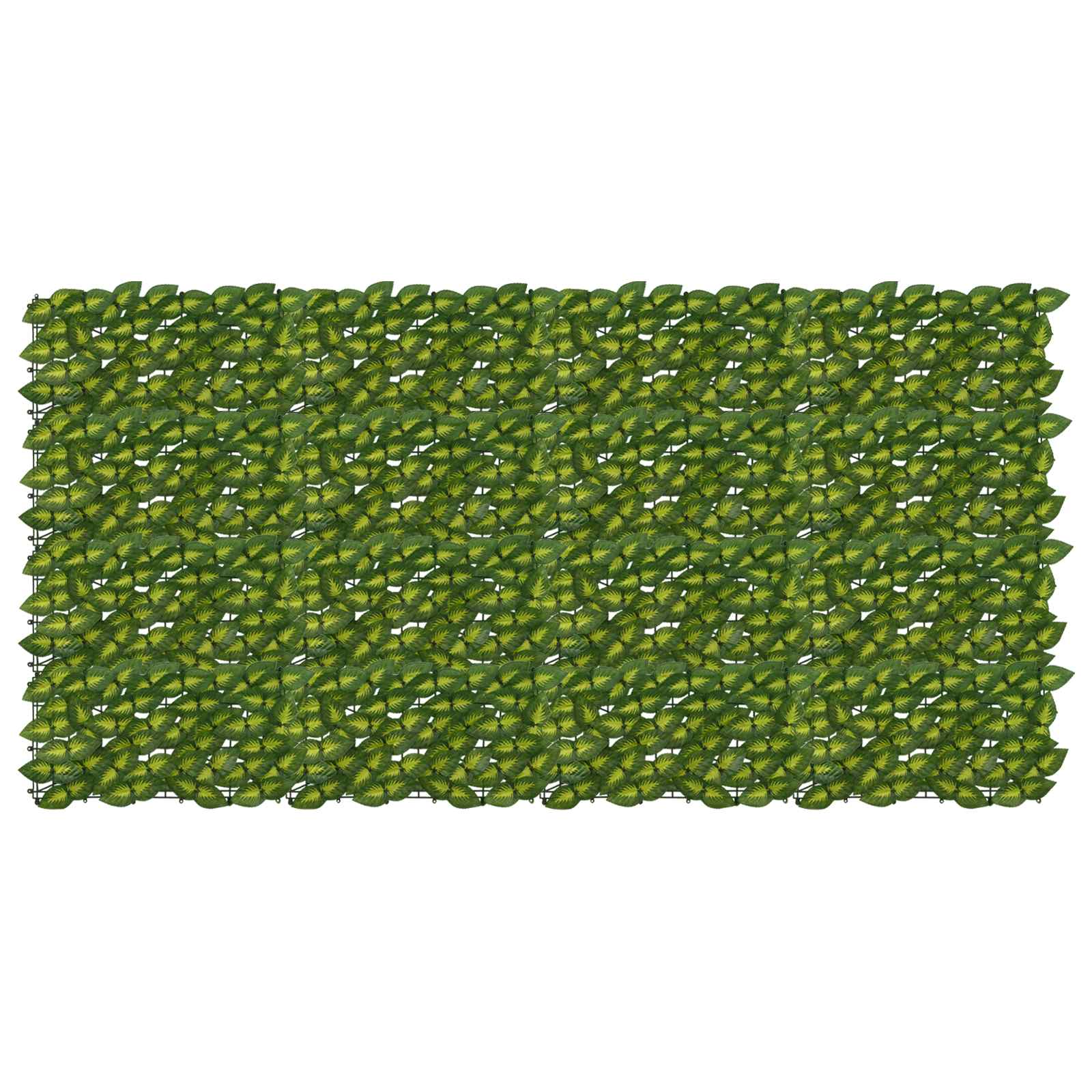 Altanscreen med blade Grøn og Gul 200 x 100 cm