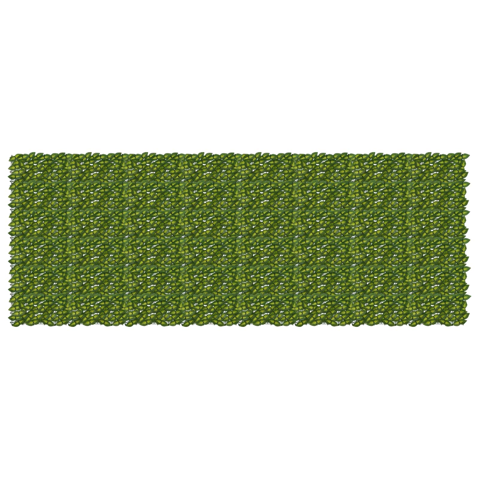 Altanscreen med blade Grøn og Gul 400 x 150 cm