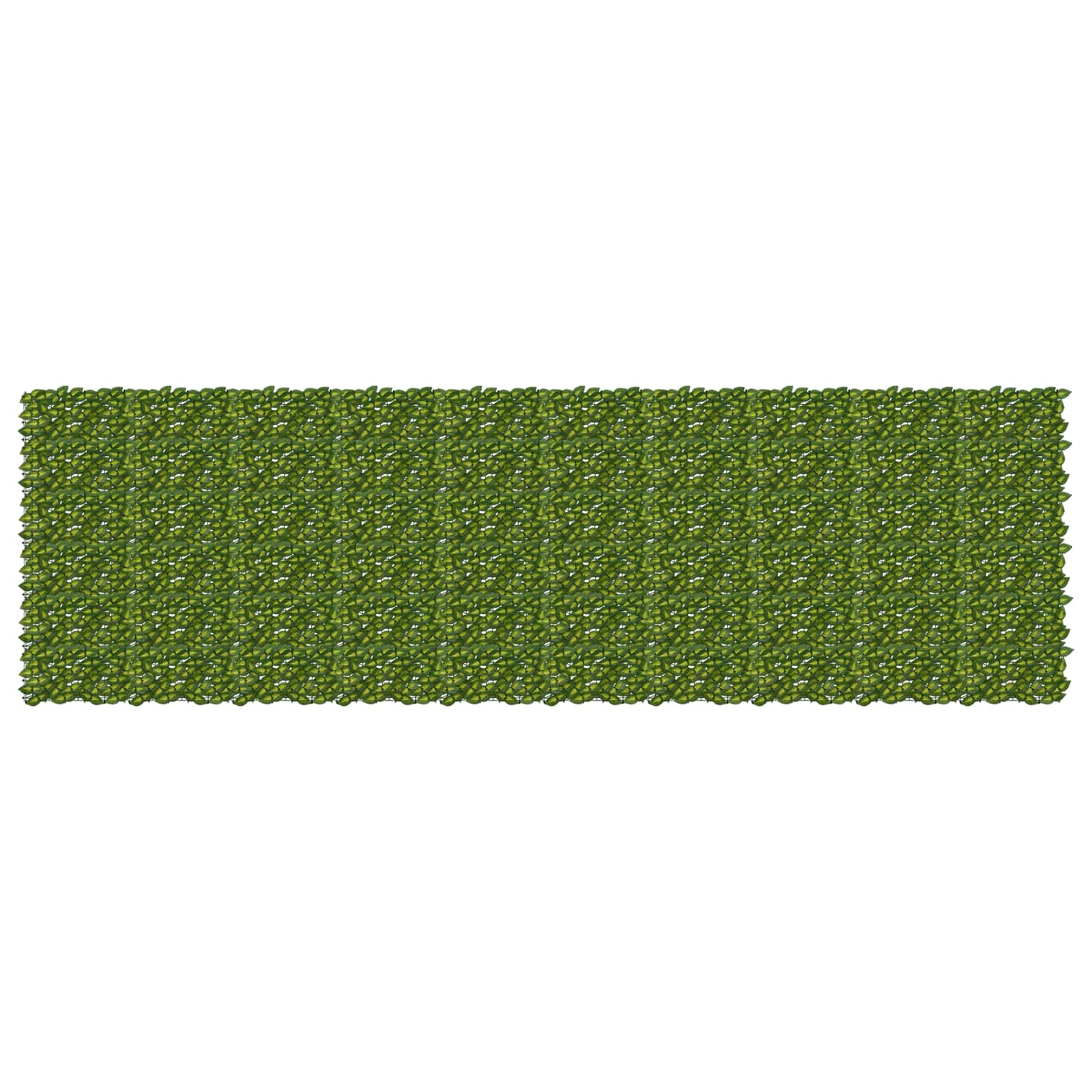Altanscreen med blade Grøn og Gul 500 x 150 cm