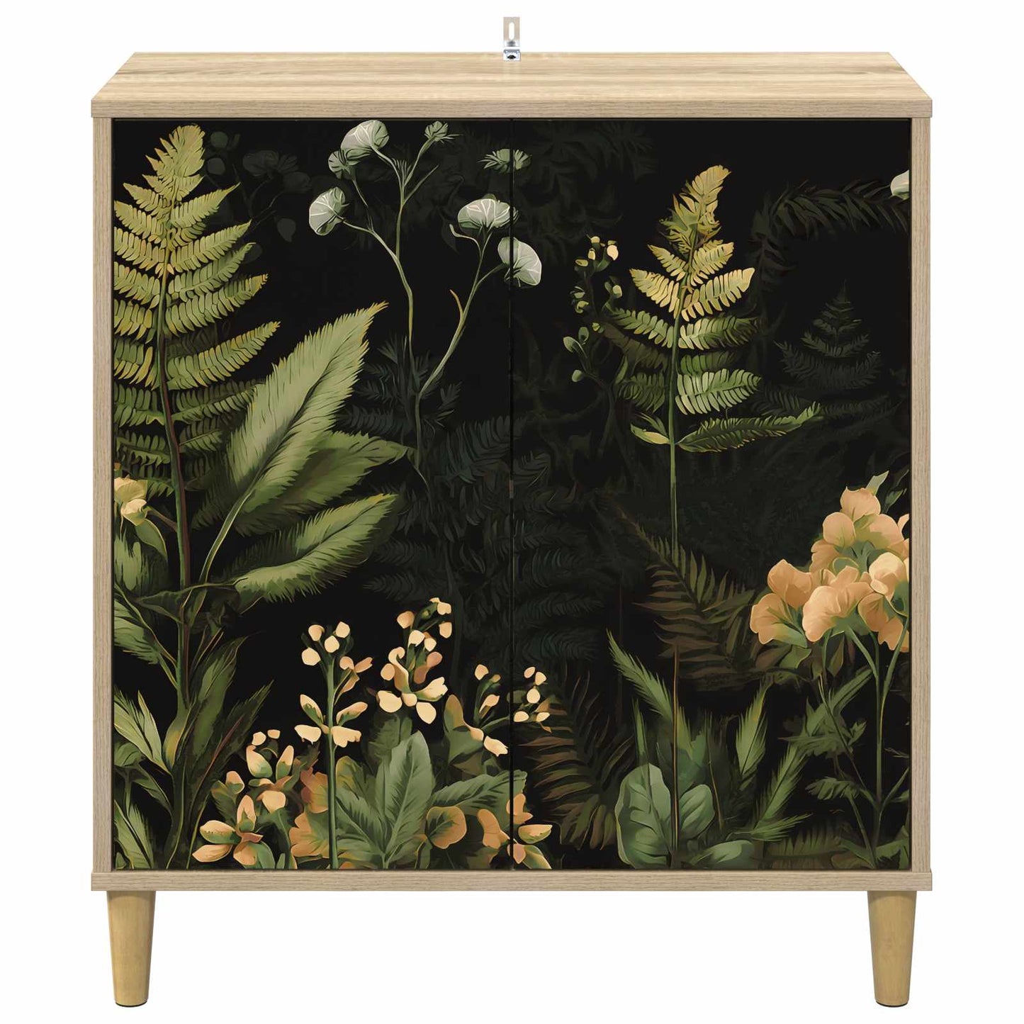 Sideboard RHENEN Sonoma-eg 69 x 33 x 75 cm Konstrueret træ
