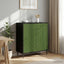 Sideboard GELEEN Sort eg 69 x 33 x 76 cm Konstrueret træ