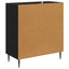 Sideboard GENNEP Sort eg 69 x 33 x 76 cm Konstrueret træ