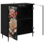 Sideboard BORNE Sort eg 69 x 33 x 76 cm Konstrueret træ