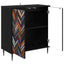 Sideboard OMMEN Sort eg 69 x 33 x 76 cm Konstrueret træ