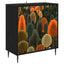 Sideboard ZAANDAM Sort eg 69 x 33 x 76 cm Konstrueret træ