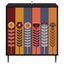 Sideboard ESSEN Sort eg 69 x 33 x 76 cm Konstrueret træ