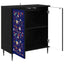 Sideboard MAINZ Sort eg 69 x 33 x 76 cm Konstrueret træ