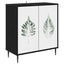 Sideboard HANAU Sort eg 69 x 33 x 76 cm Konstrueret træ