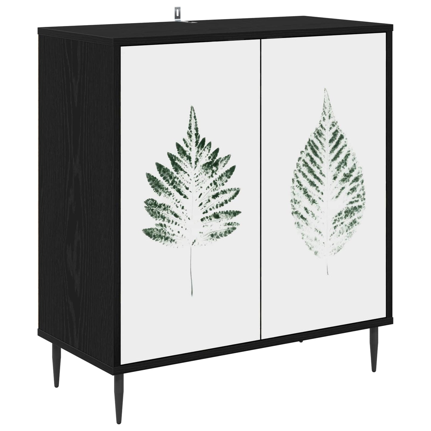Sideboard HANAU Sort eg 69 x 33 x 76 cm Konstrueret træ
