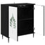 Sideboard HANAU Sort eg 69 x 33 x 76 cm Konstrueret træ