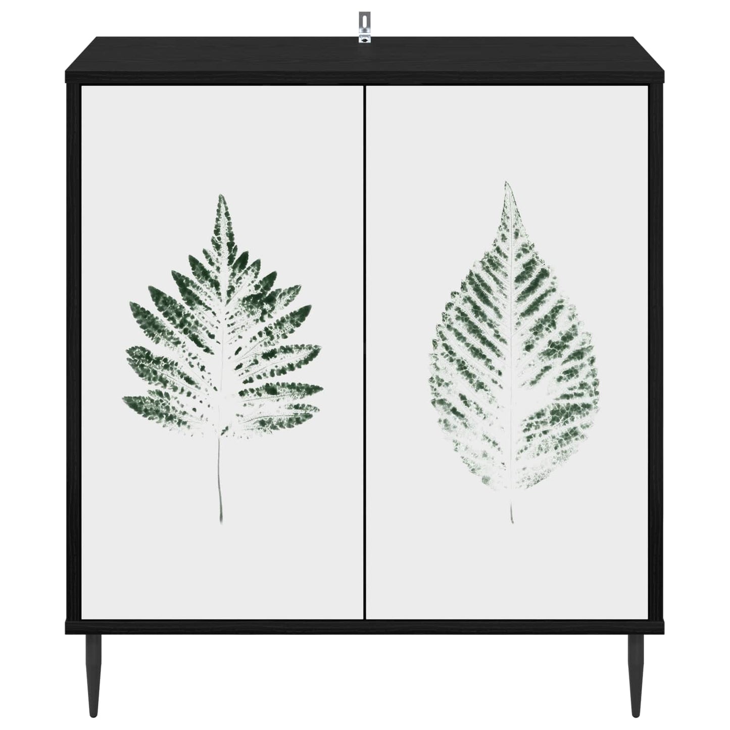 Sideboard HANAU Sort eg 69 x 33 x 76 cm Konstrueret træ