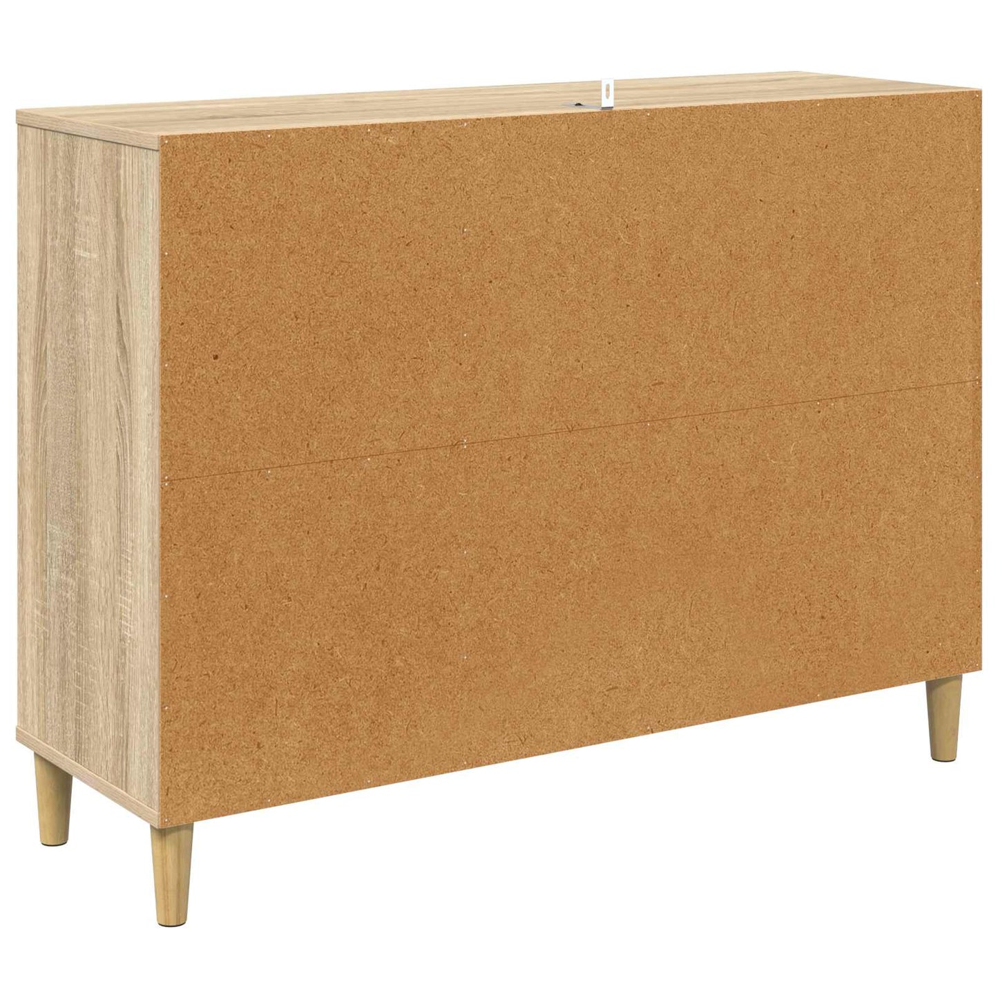Sideboard RHENEN Sonoma-eg 102 x 33 x 75 cm Konstrueret træ