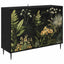 Sideboard RHENEN Sort eg 102 x 33 x 76 cm Konstrueret træ