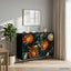 Sideboard LOCHEM Sort eg 102 x 33 x 76 cm Konstrueret træ