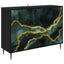 Sideboard WIJHE Sort eg 102 x 33 x 76 cm Konstrueret træ