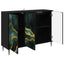 Sideboard WIJHE Sort eg 102 x 33 x 76 cm Konstrueret træ