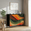 Sideboard BONN Sort eg 102 x 33 x 76 cm Konstrueret træ