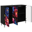 Sideboard KIEL Sort eg 102 x 33 x 76 cm Konstrueret træ