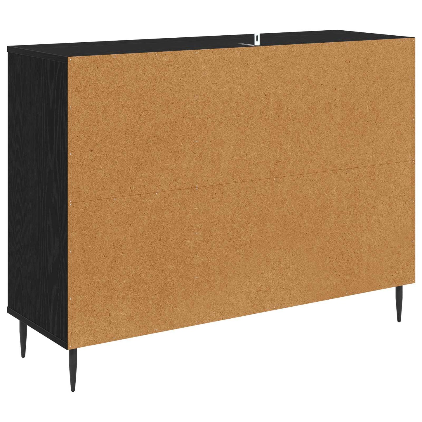 Sideboard MAINZ Sort eg 102 x 33 x 76 cm Konstrueret træ