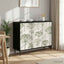 Sideboard GOTHA Sort eg 102 x 33 x 76 cm Konstrueret træ
