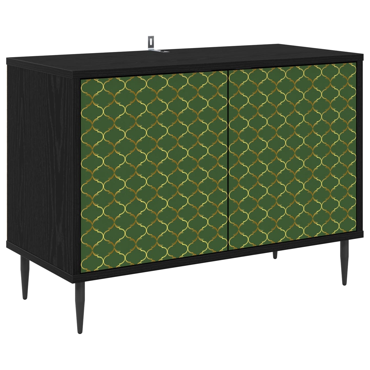 TV-skab GELEEN 69 x 33 x 50,5 cm Sort eg Konstrueret træ