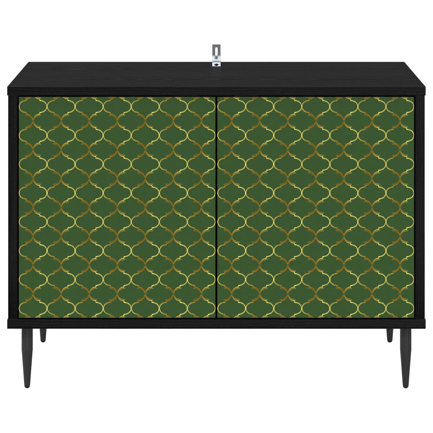 TV-skab GELEEN 69 x 33 x 50,5 cm Sort eg Konstrueret træ