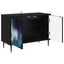 TV-skab RAALTE 69 x 33 x 50,5 cm Sort eg Konstrueret træ
