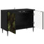TV-skab ELBURG 69 x 33 x 50,5 cm Sort eg Konstrueret træ