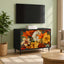 TV-skab GENNEP 69 x 33 x 50,5 cm Sort eg Konstrueret træ