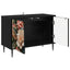 TV-skab BORNE 69 x 33 x 50,5 cm Sort eg Konstrueret træ