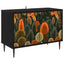 TV-skab ZAANDAM 69 x 33 x 50,5 cm Sort eg Konstrueret træ