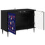 TV-skab MAINZ 69 x 33 x 50,5 cm Sort eg Konstrueret træ