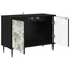 TV-skab GOTHA 69 x 33 x 50,5 cm Sort eg Konstrueret træ