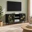 TV-skab RHENEN 102 x 33 x 51 cm Sort eg Konstrueret træ