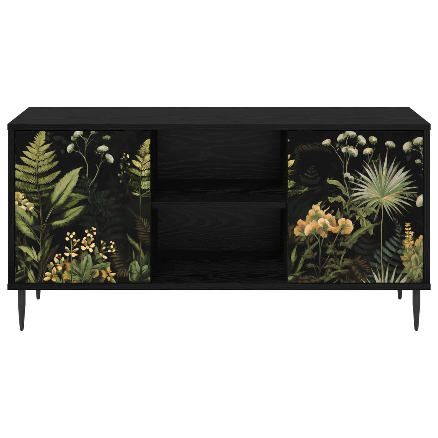 TV-skab RHENEN 102 x 33 x 51 cm Sort eg Konstrueret træ