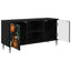 TV-skab LOCHEM 102 x 33 x 51 cm Sort eg Konstrueret træ