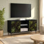 TV-skab ELBURG 102 x 33 x 51 cm Sort eg Konstrueret træ