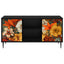 TV-skab GENNEP 102 x 33 x 51 cm Sort eg Konstrueret træ