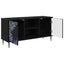 TV-skab DOKKUM 102 x 33 x 51 cm Sort eg Konstrueret træ