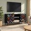 TV-skab OMMEN 102 x 33 x 51 cm Sort eg Konstrueret træ