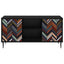 TV-skab OMMEN 102 x 33 x 51 cm Sort eg Konstrueret træ