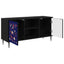 TV-skab MAINZ 102 x 33 x 51 cm Sort eg Konstrueret træ