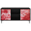TV-skab AACHEN 102 x 33 x 51 cm Sort eg Konstrueret træ