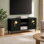 TV-skab BREMEN 102 x 33 x 51 cm Sort eg Konstrueret træ