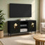TV-skab BREMEN 102 x 33 x 51 cm Sort eg Konstrueret træ