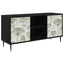 TV-skab GOTHA 102 x 33 x 51 cm Sort eg Konstrueret træ