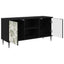 TV-skab GOTHA 102 x 33 x 51 cm Sort eg Konstrueret træ