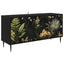 TV-skab RHENEN 102 x 33 x 51 cm Sort eg Konstrueret træ