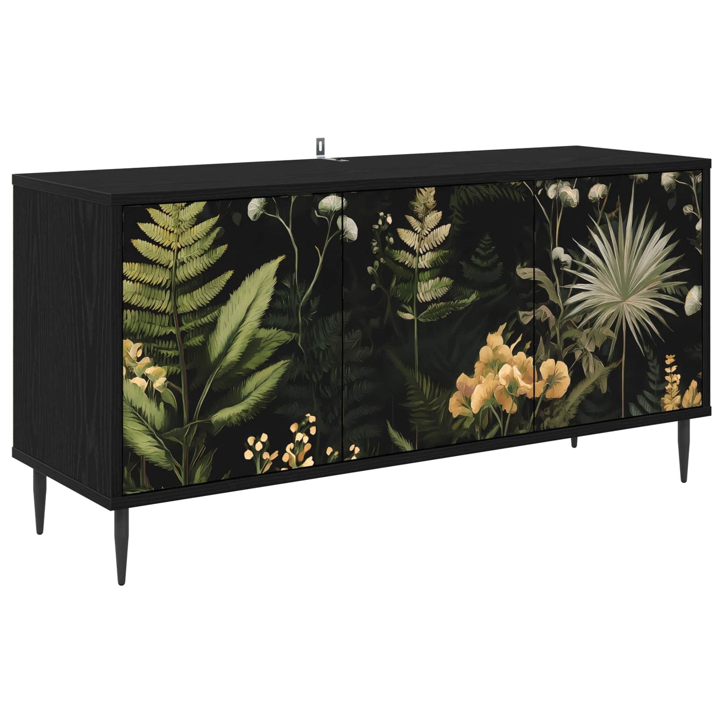 TV-skab RHENEN 102 x 33 x 51 cm Sort eg Konstrueret træ